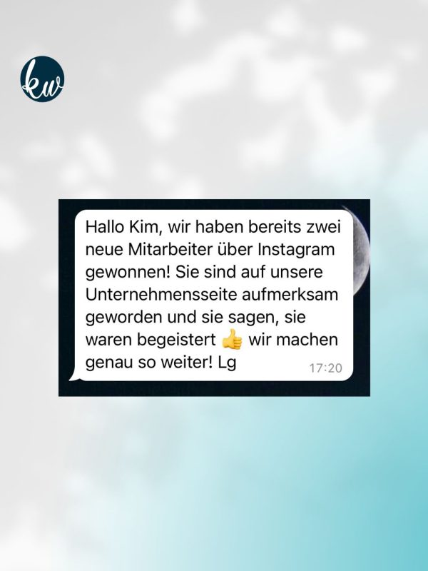 Branding und Webdesign Kim Wetzig Kundenbewertung 17